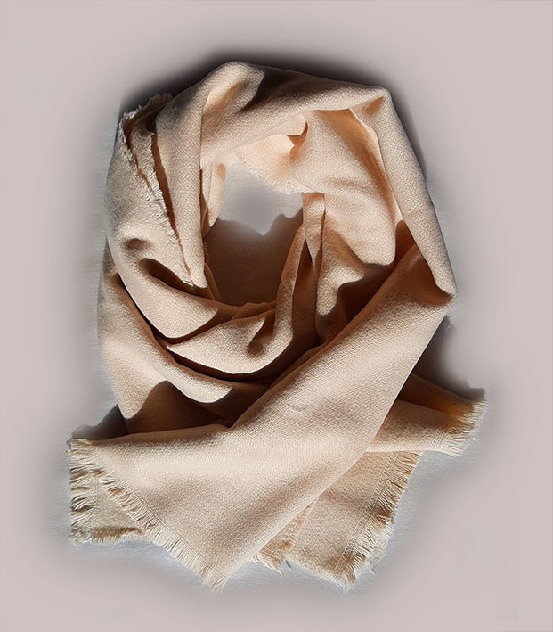 

Палантин женский Shangenxi 11556 бежевый, 5х110 см, 11556