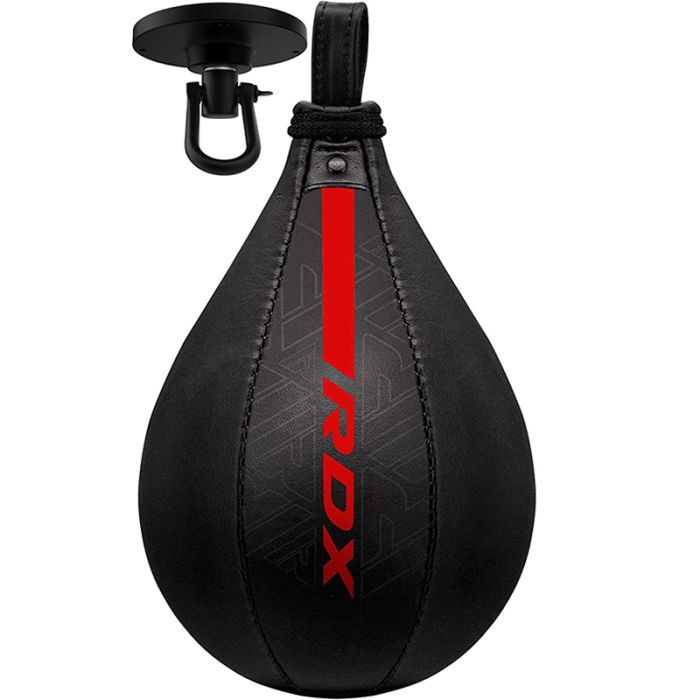 Боксерская скоростная груша RDX F6 KARA черно-красная