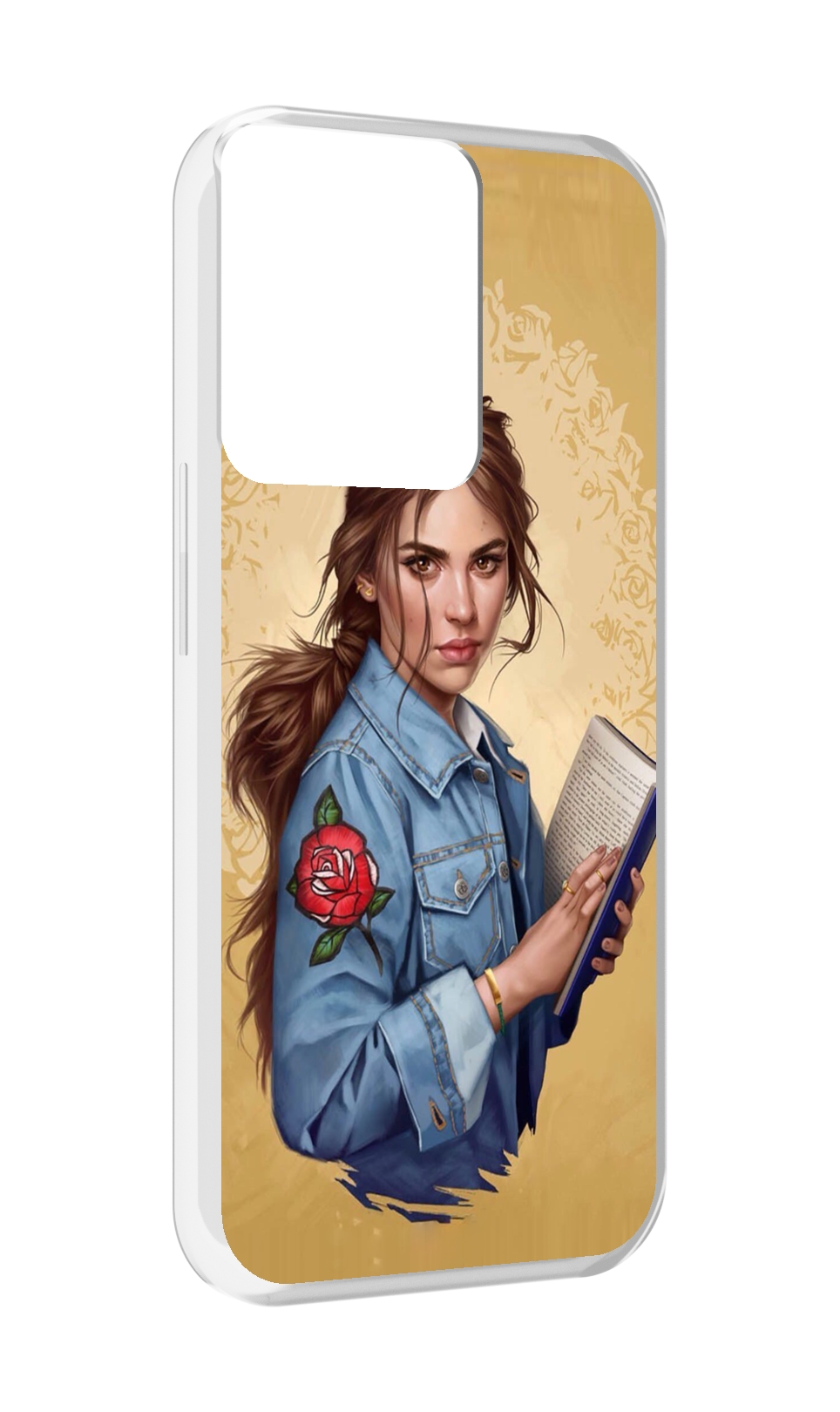 

Чехол MyPads девушка-в-бежевом-фоне для OPPO Reno 8, Прозрачный, Tocco