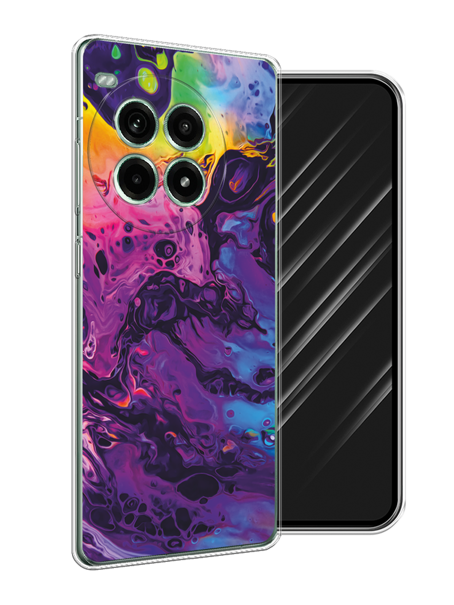 

Чехол Awog на OnePlus Ace 3 Pro "ACID fluid", Бордовый, 155150-1