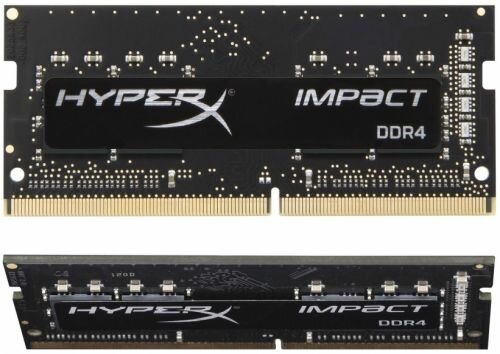 

Оперативная память Kingston DDR4 DIMM 2х8 Gb PC4-21300 SO-DIMM., black, FURY Impact