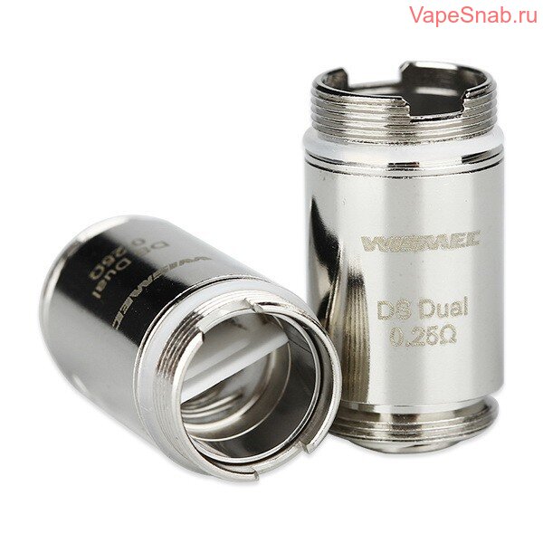 

Испаритель Wismec DS Dual (Orma), 0.25 Ом