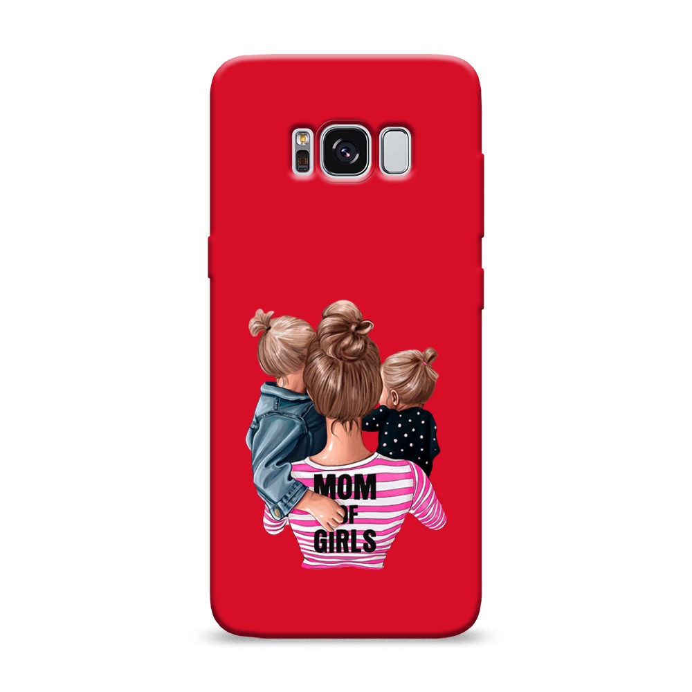 

Чехол Awog на Samsung Galaxy S8 "Mom of Girls", Разноцветный, 24753-1