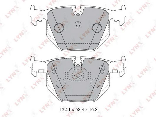 

Тормозные колодки LYNXauto задние дисковые BD1426
