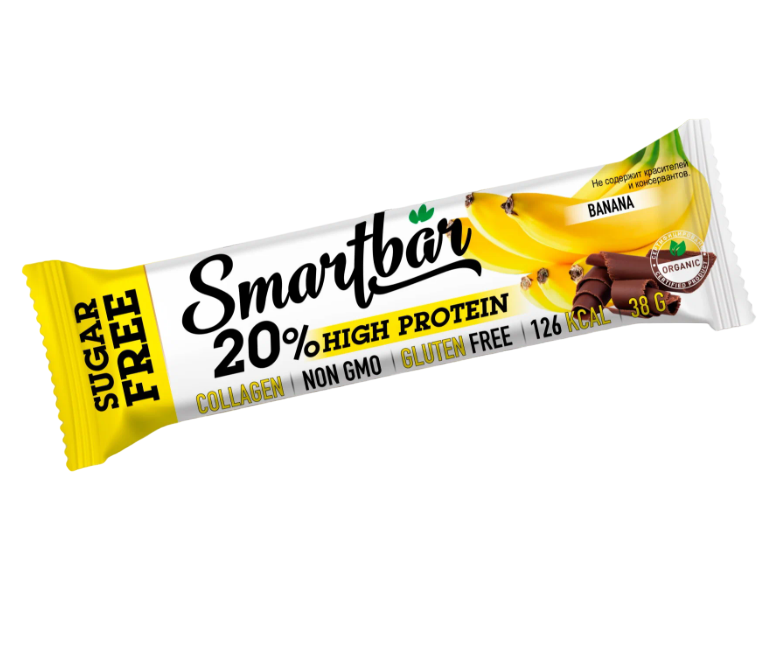 

Батончик Smartbar Protein Банан в молочной глазури, 38 г