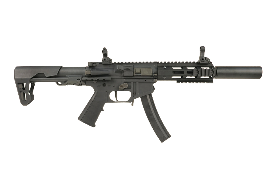 

Пистолет пулемет King Arms PDW 9mm SBR SD (KA-AG-217-BK)