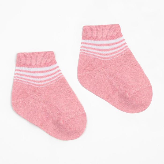 

Носки для девочки Collorista цвет розовый, р-р 24-26 (16 см) (10 шт.)