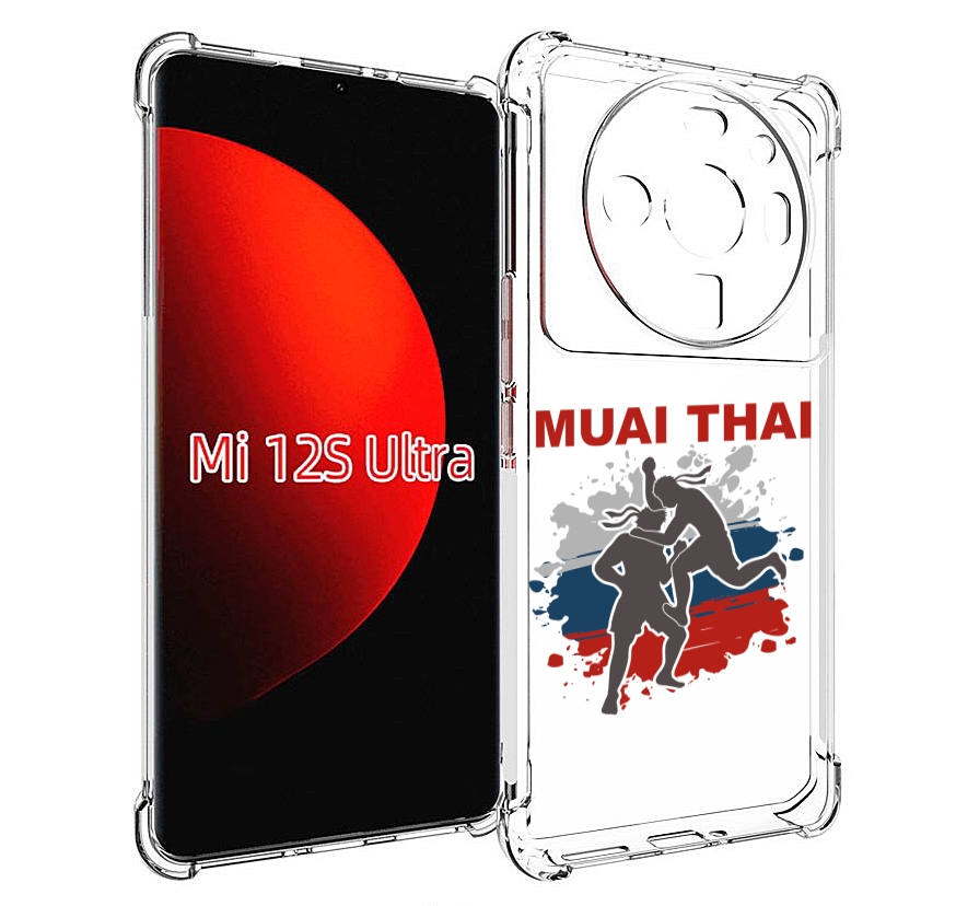 

Чехол MyPads Муайтай для Xiaomi 12S Ultra, Прозрачный, Tocco