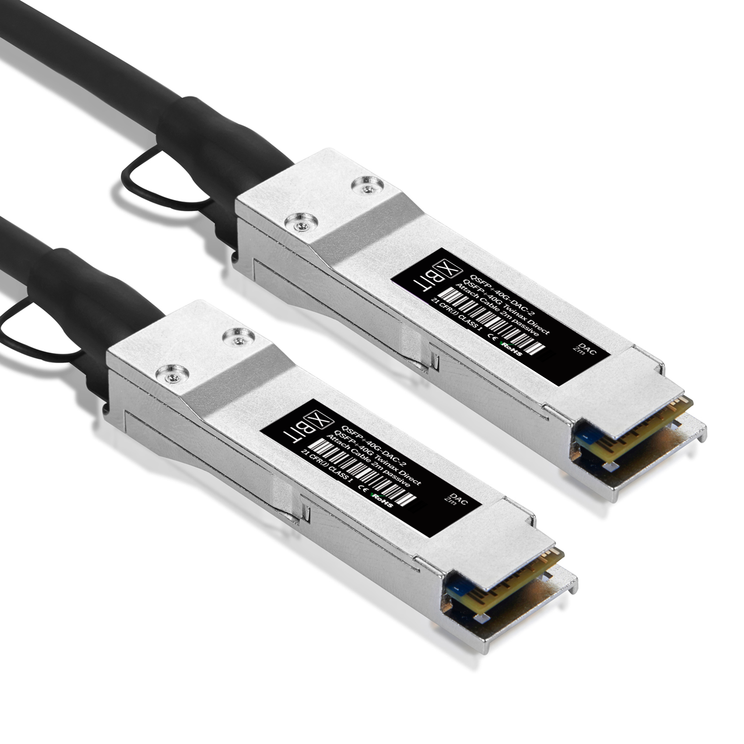 

Модуль XBIT QSFP+40G-DAС-2 (Q40GT0230), Серебристый, QSFP+40G-DAС-2