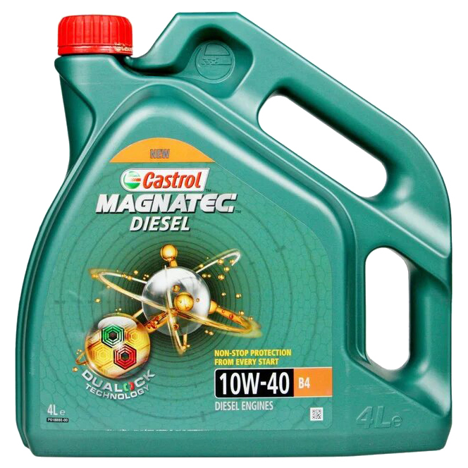 фото Моторное масло castrol полусинт magnatec diesel b4 10w-40 4л