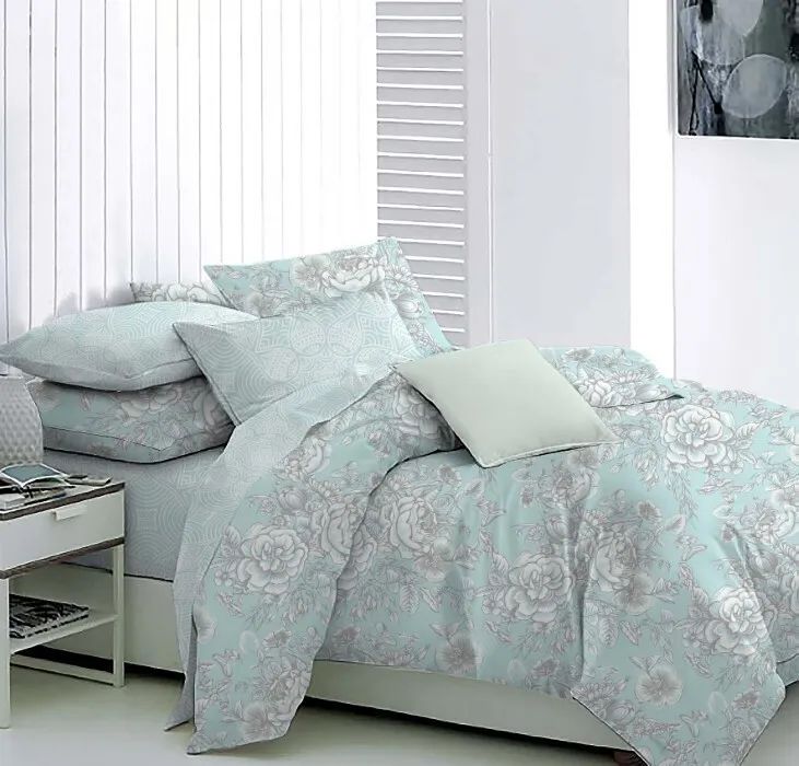 

Постельное белье семейное коллекции Melissa ( "Lovely" tiffany) от бренда Mona Liza, бязь,