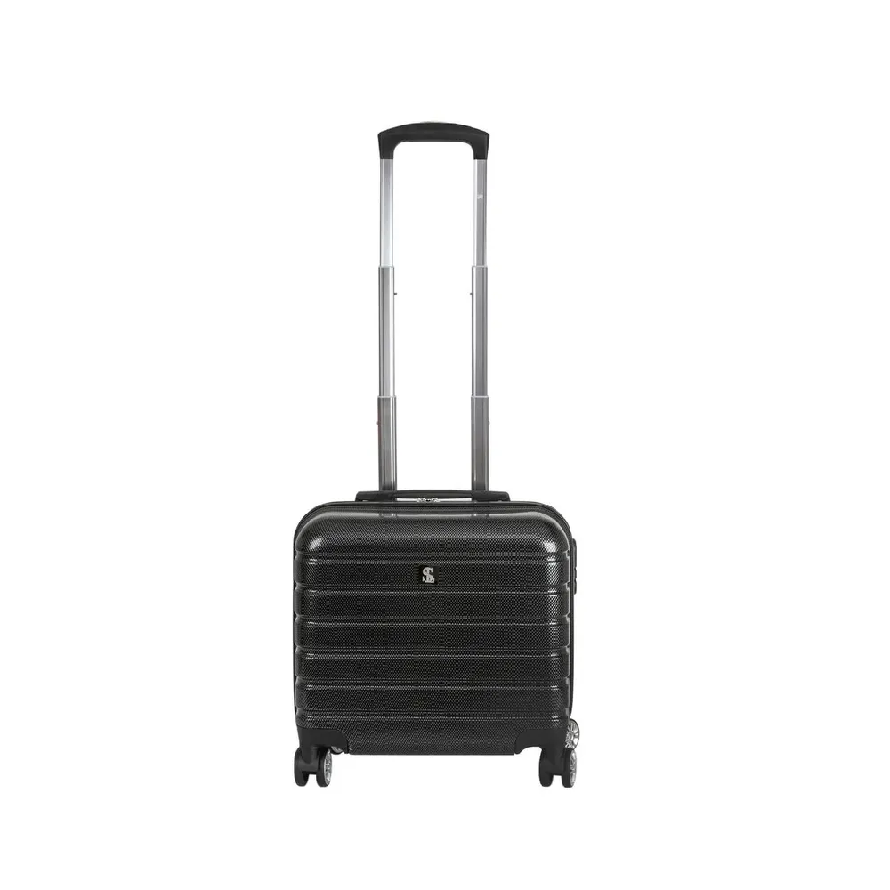 

Чемодан мужской Supra STS-1008 total black XS, STS-1008