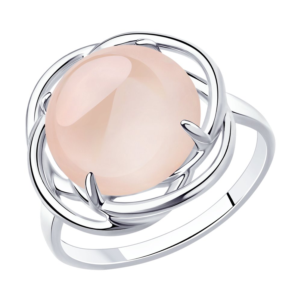 фото Кольцо из серебра с кварцем р.17 diamant 94-310-00959-1