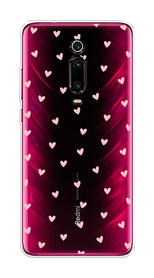 

Чехол на Xiaomi Redmi K20/K20 Pro/Xiaomi Mi 9T/9T Pro "Розовые сердечки паттерн", Розовый;прозрачный, 35750-1