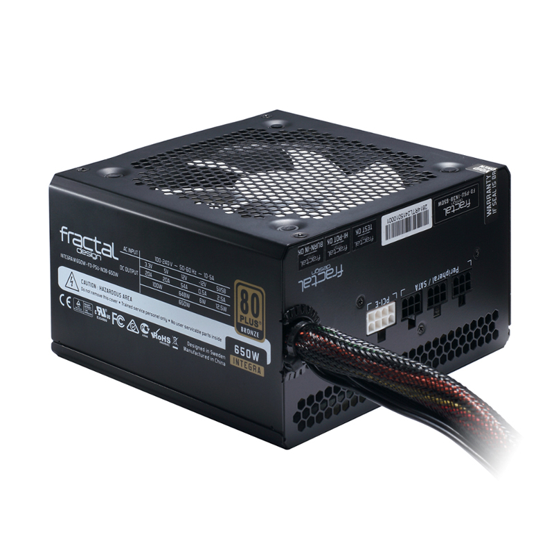 

Блок питания Fractal Design Integra M 650W FD-PSU-IN3B-650W-EU, FD-PSU-IN3B-650W-EU