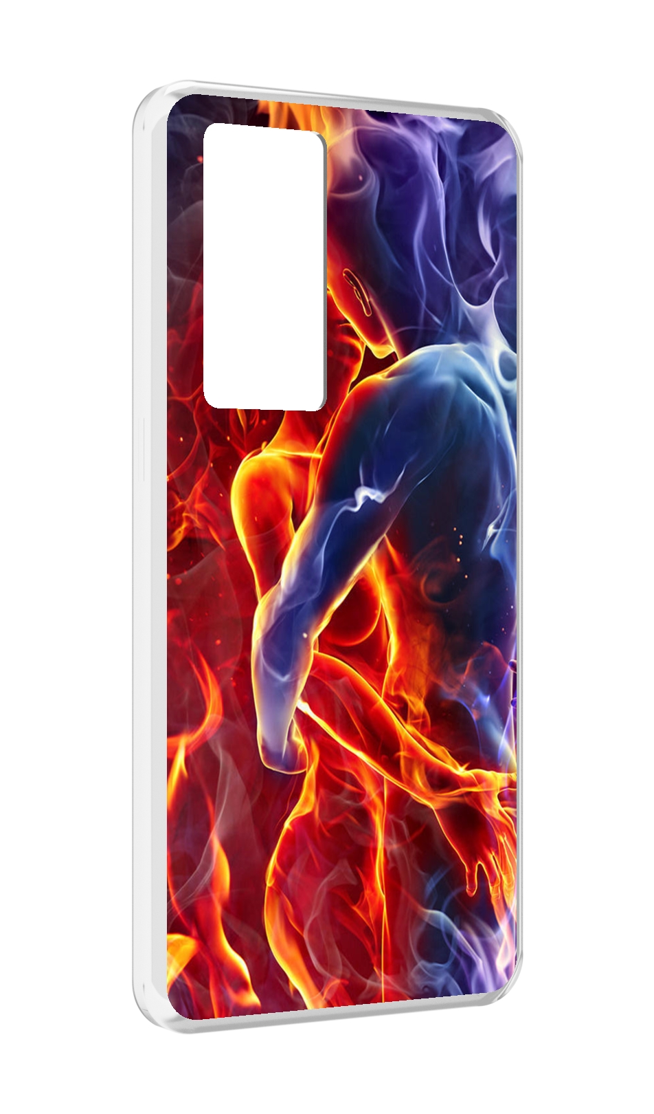 

Чехол MyPads Огонь-вода для Realme GT Master Explorer Edition, Прозрачный, Tocco