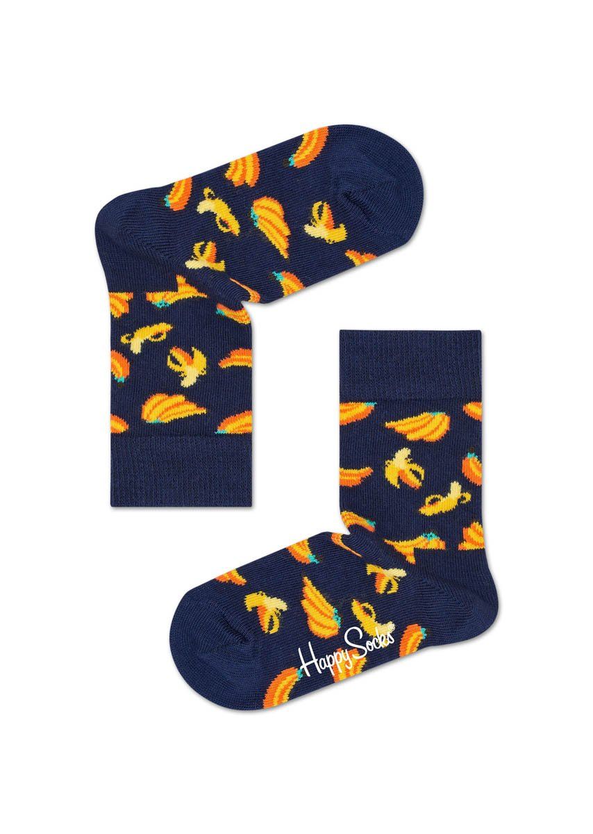 

Носки детские Happy socks Kids Banana Sock KBAN01 цв. разноцветный р. 15, Синий, Kids Banana Sock KBAN01
