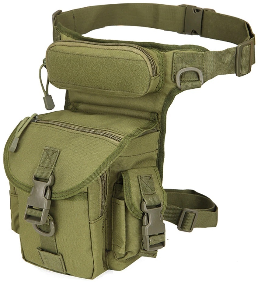 

Сумка набедренная унисекс Skully RWZS72 green, Зеленый, RWZS72