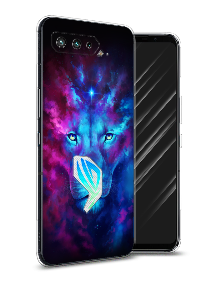

Чехол Awog на Asus ROG Phone 5S "Космический лев", Фиолетовый;голубой, 44550-1