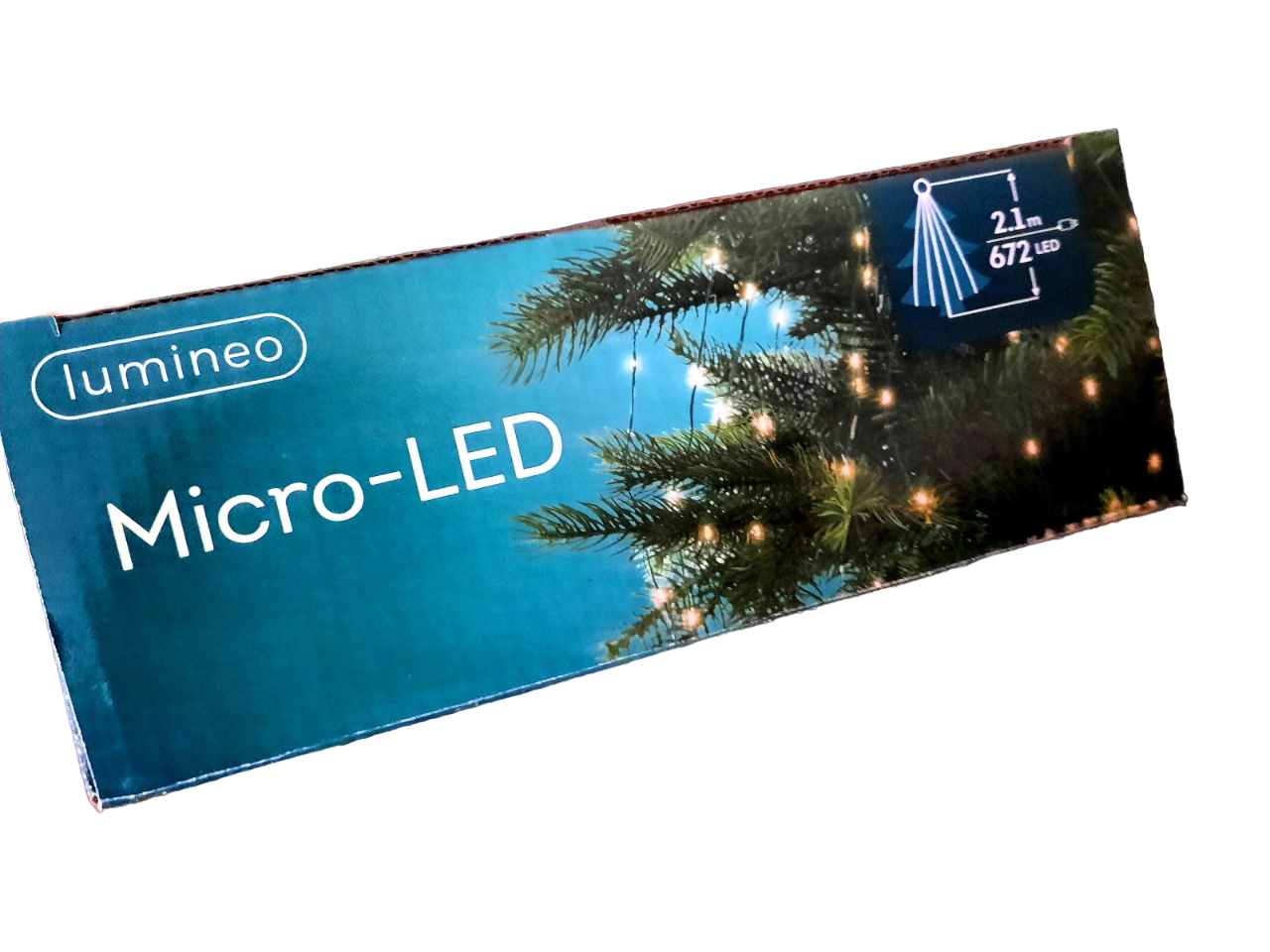 

Световая гирлянда новогодняя Lumineo 22 м белый теплый
