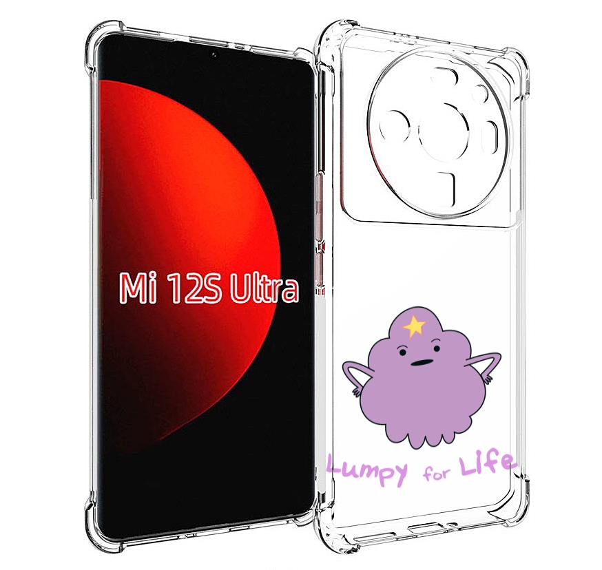 

Чехол MyPads Принцесса пупырчатого королевства для Xiaomi 12S Ultra, Прозрачный, Tocco
