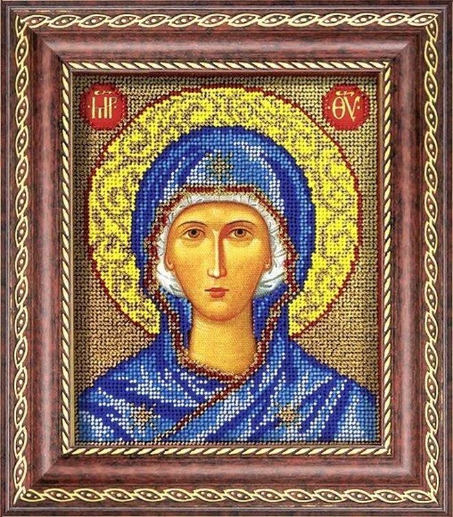 

Рама для икон из ювелирного бисера, с оргстеклом, 11,8x14,2 см