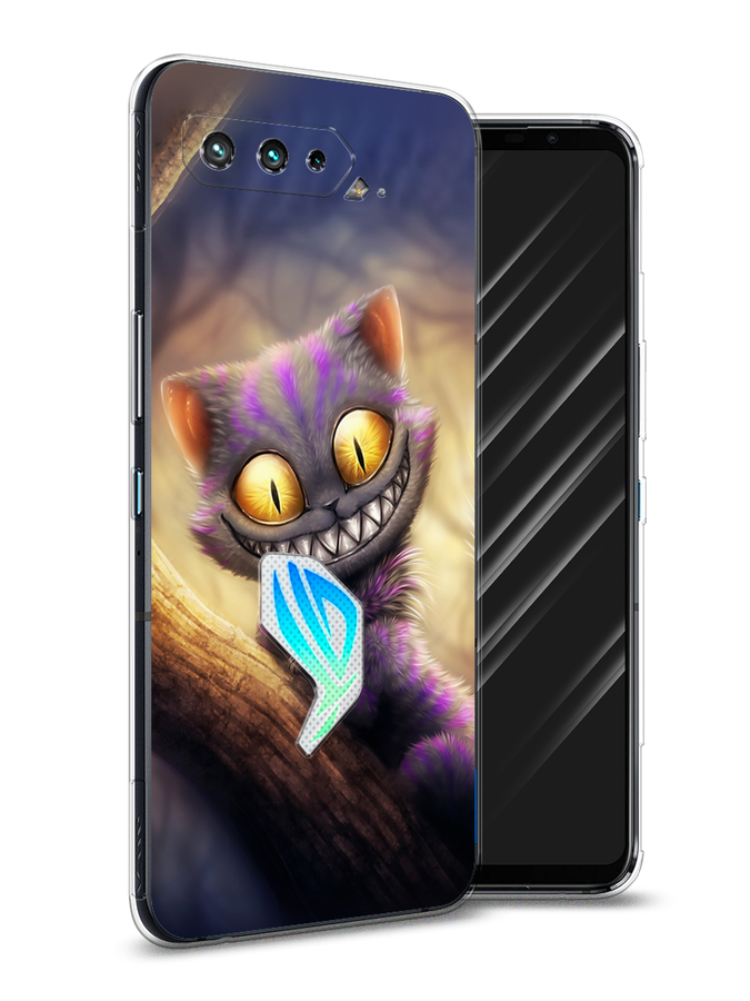 

Чехол Awog на Asus ROG Phone 5S "Cheshire Cat", Фиолетовый;желтый, 44550-1