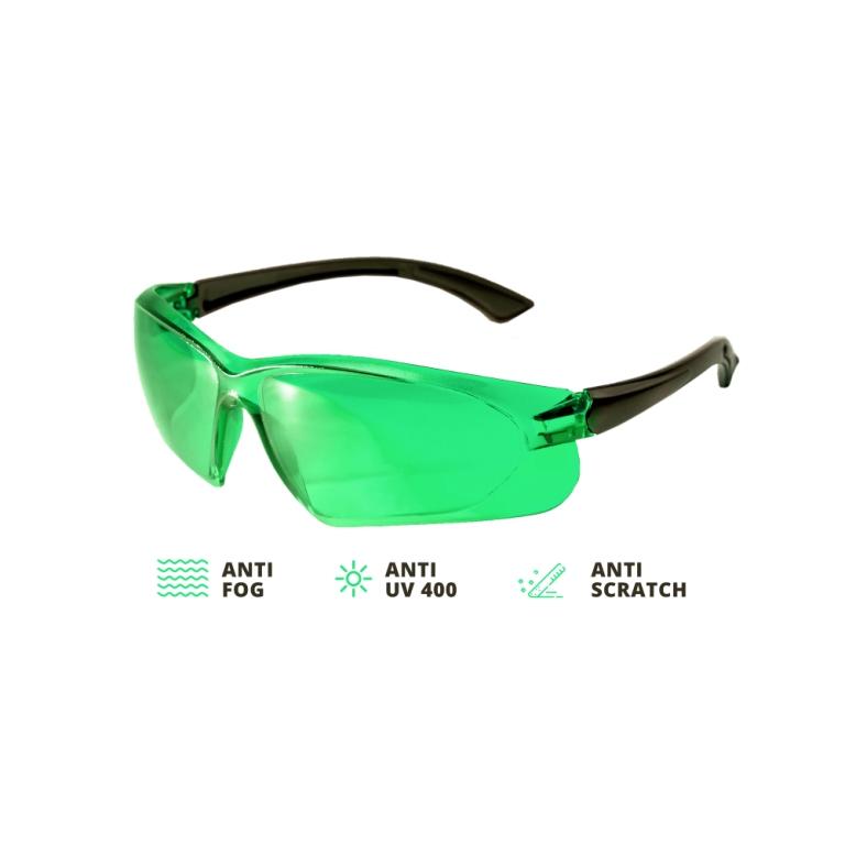 фото Очки лазерные для усиления видимости зелёного лазерного луча ada visor green