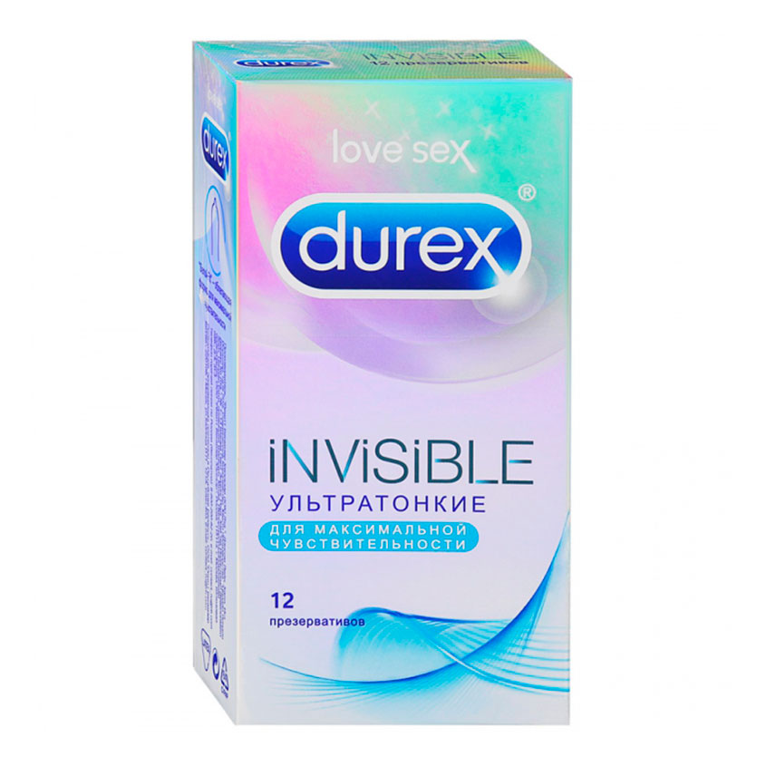 Купить Презервативы DUREX Invisible ультратонкие 12 шт.