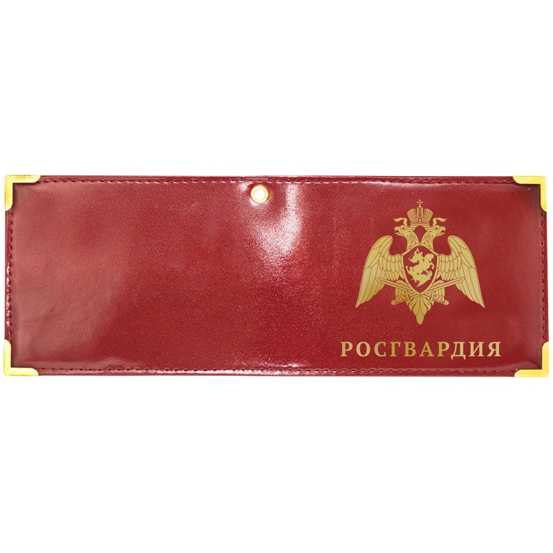 

Обложка для удостоверения унисекс ТМ ВЗ 15020010, красный, 15020010