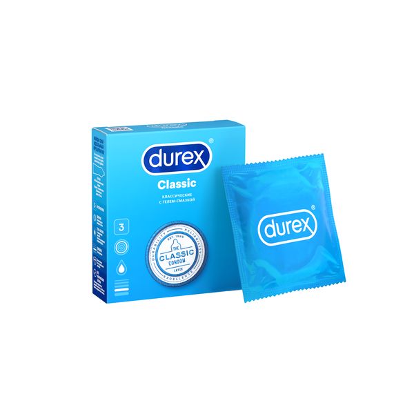 фото Презервативы durex classic 3 шт.