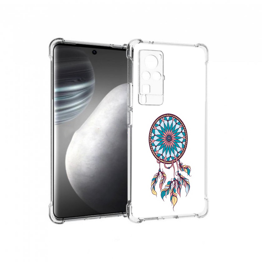 

Чехол MyPads Tocco для Vivo X60 pro ловец снов синий (PT226972.385.443), Прозрачный, Tocco