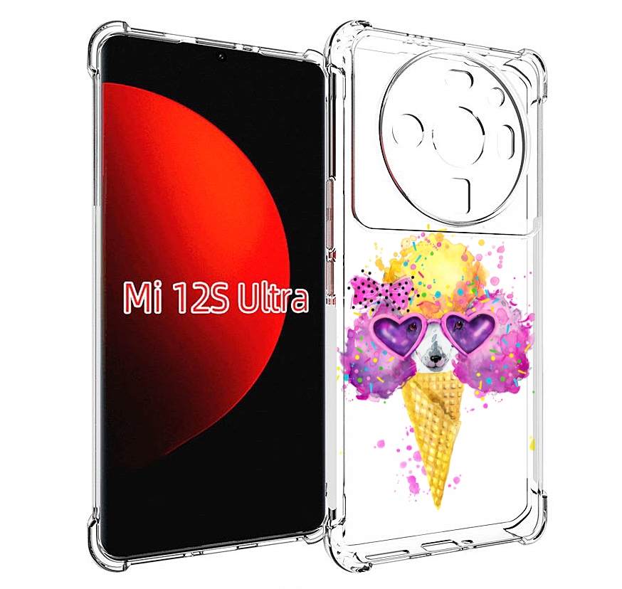

Чехол MyPads Рожок для Xiaomi 12S Ultra, Прозрачный, Tocco