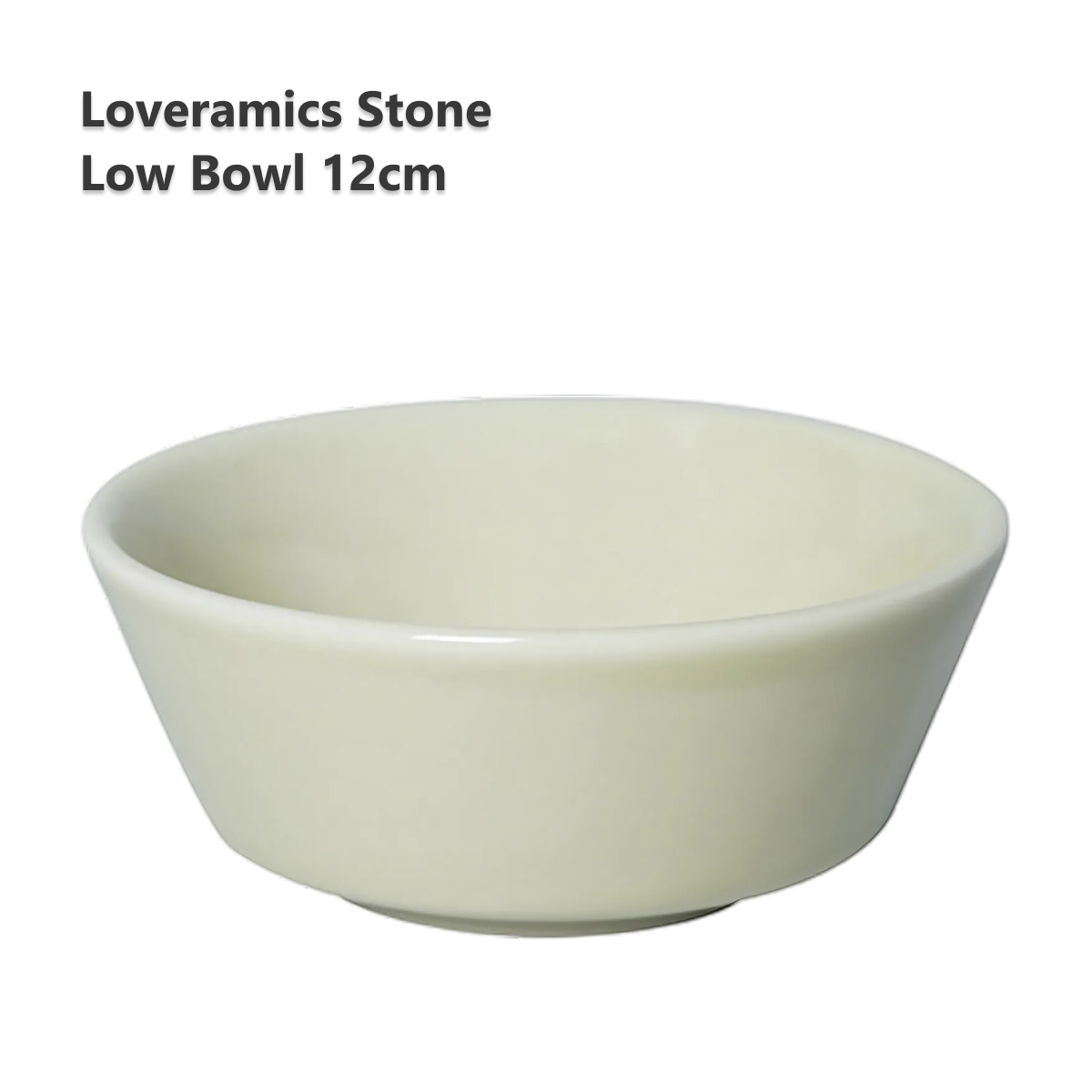 Салатник керамический Loveramics Stone 12cm Low Bowl (S) (Bauhaus Green) D112-31BBG