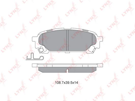 

Колодки зад.SUBARU Forester(SG) 2.0T-2.5 02=>, Impreza(GD/GG) 1.6-2.0 00=>
