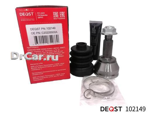 

DEQST ШРУС FORD FIESTA/FUSION 1.2-1.4 01- наружний, 102149