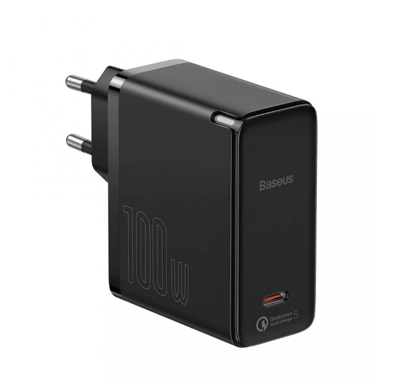 

Сетевое зарядное устройство Baseus GaN2 Fast Charger Type-C 100W (EU) Set Black