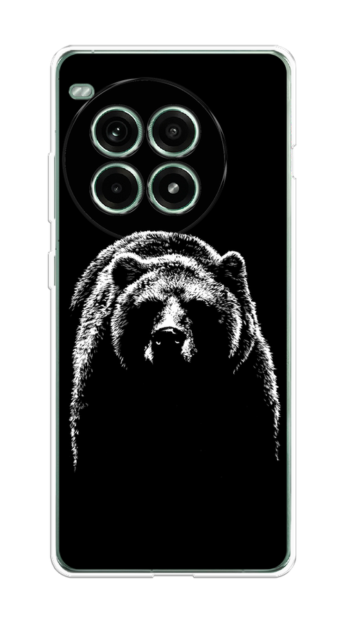 

Чехол на OnePlus Ace 3 Pro "Медведь в ночи", Белый;черный, 155150-1