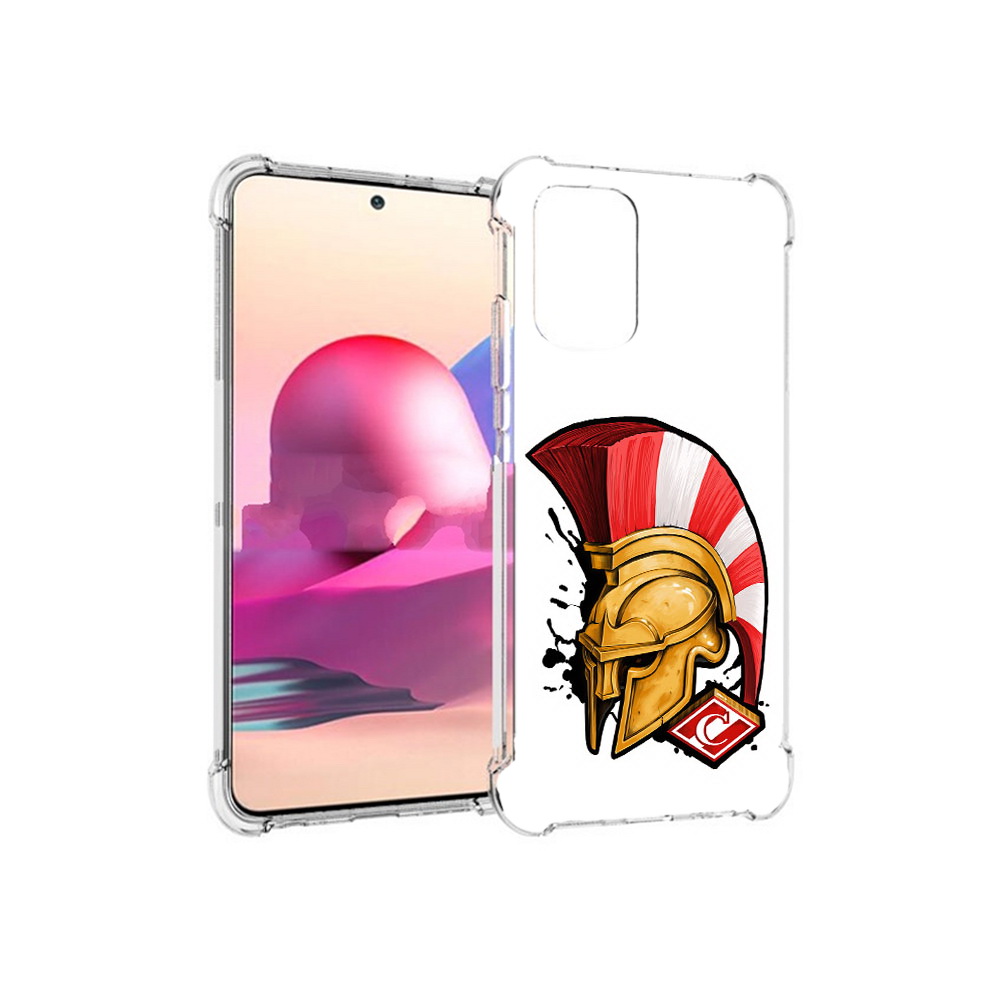 

Чехол MyPads Tocco для Xiaomi Redmi Note 10S ФК спартак шлем (PT158704.257.185), Прозрачный, Tocco