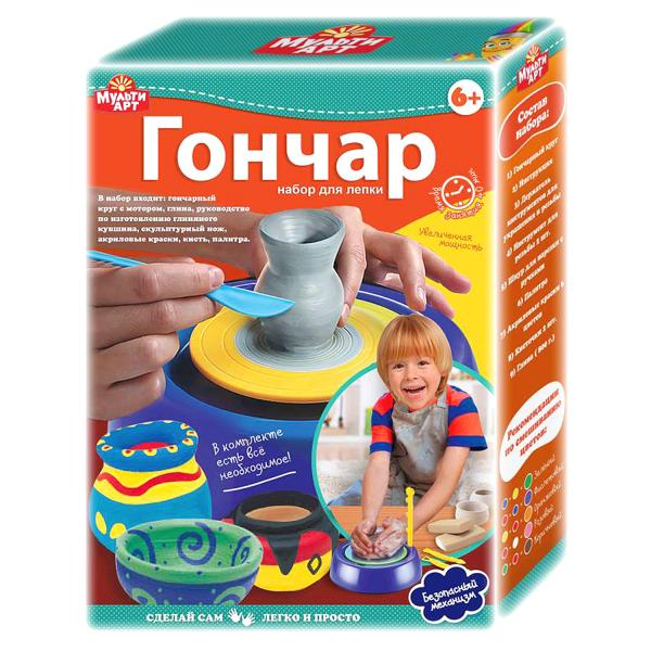 

Набор для творчества MultiArt Гончарный круг B1570037-R