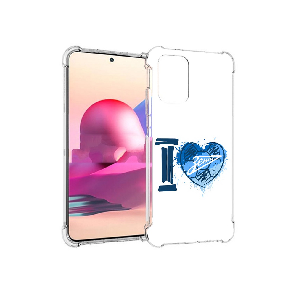 

Чехол MyPads Tocco для Xiaomi Redmi Note 10S ФК я люблю зенит (PT158704.257.186), Прозрачный, Tocco