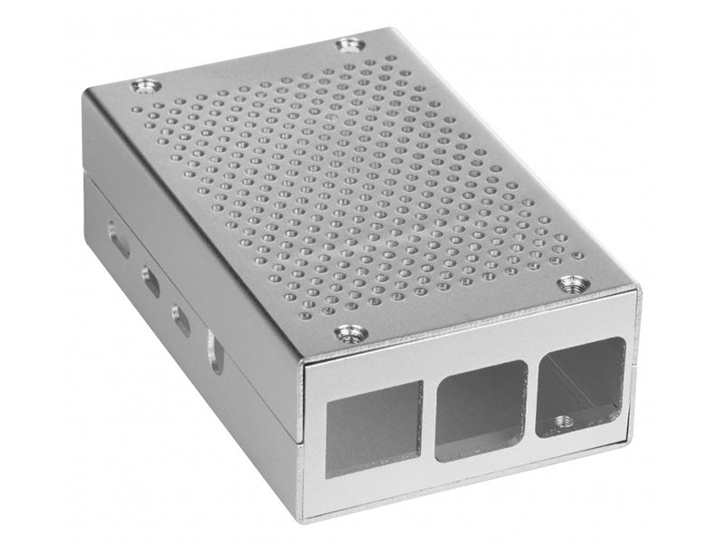 Корпус ACD Fine Heat Dispersion Aluminium Alloy Case for Raspberry Pi 4B Silver RA507