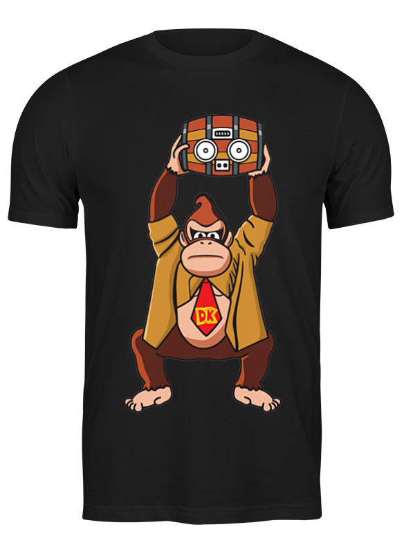 

Футболка женская Printio Donkey kong (nintendo) черная 2XL, Черный, Donkey kong (nintendo)