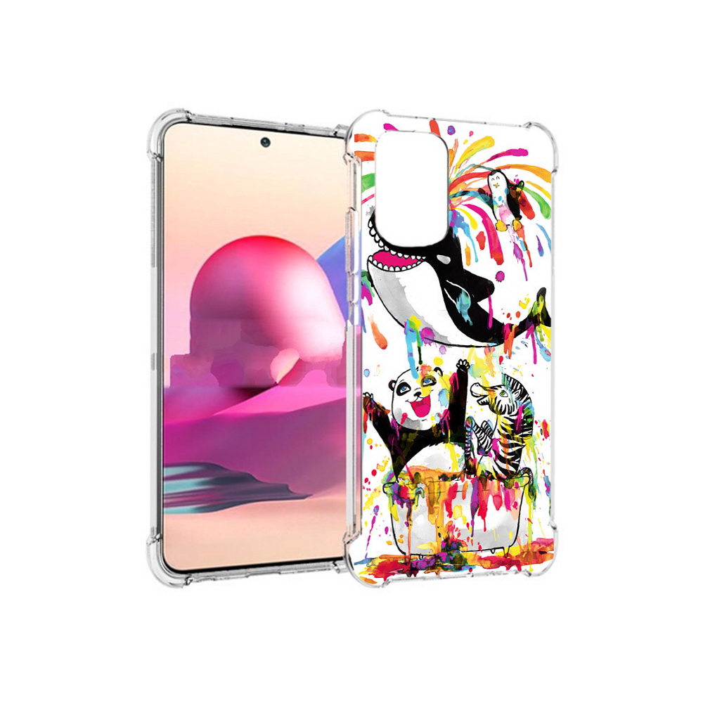 

Чехол MyPads Tocco для Xiaomi Redmi Note 10S Хиппи кит (PT158704.257.191), Прозрачный, Tocco