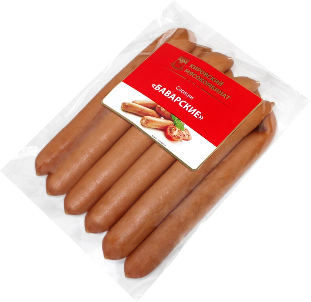 

Сосиски Кировский мясокомбинат Баварские