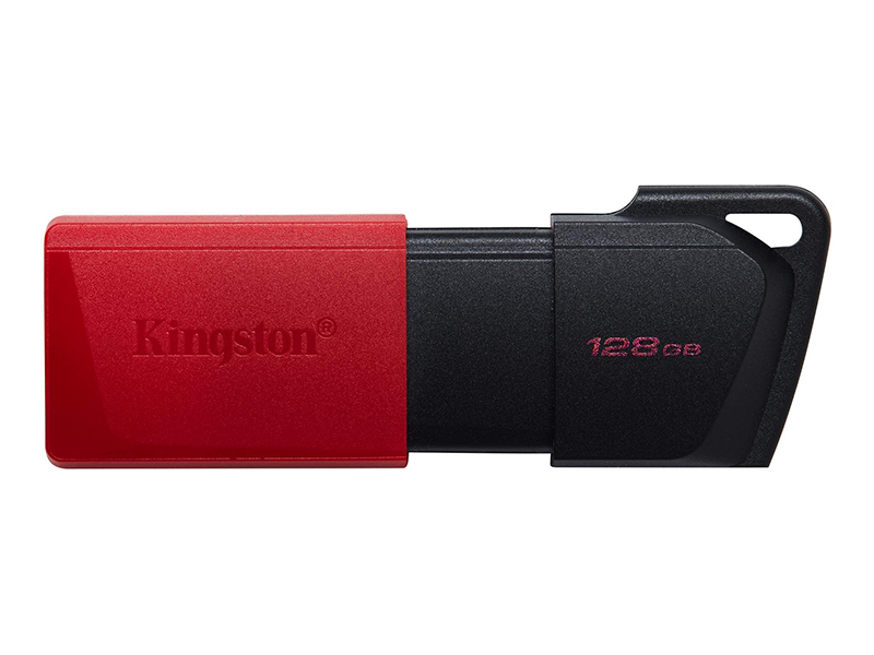 фото Usb flash drive 128gb - kingston usb 3.2 gen 1 datatraveler exodia m black-red dtxm/128gb