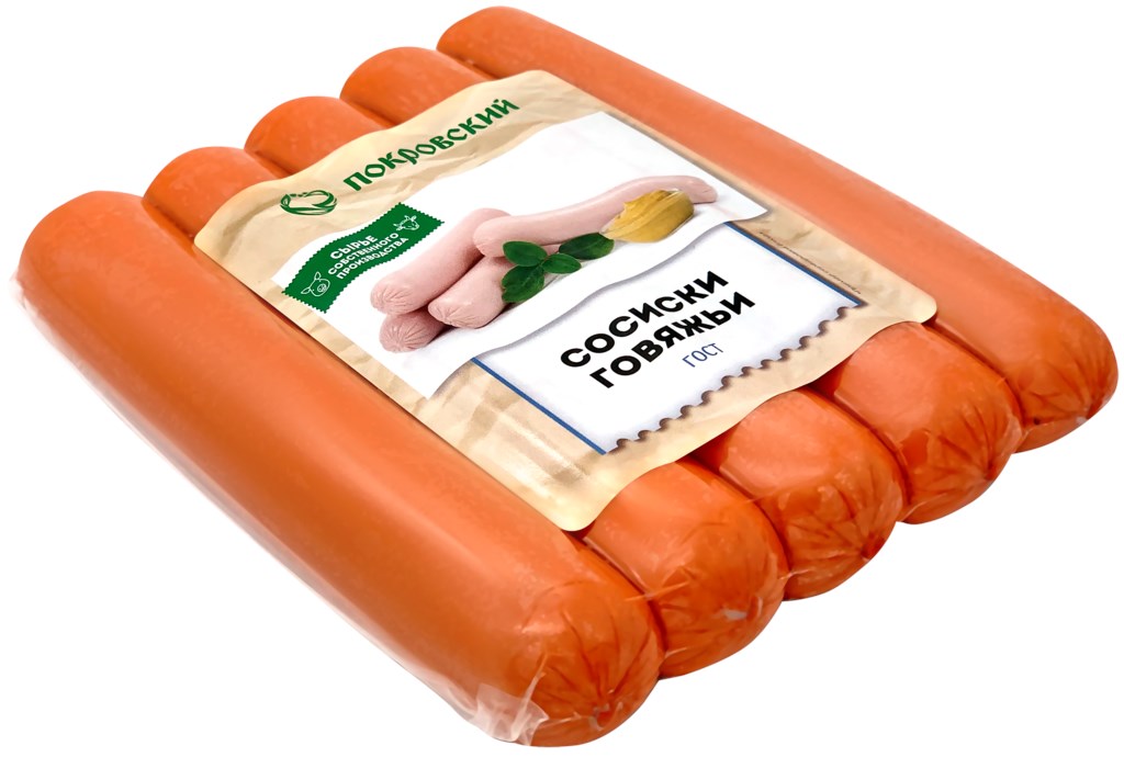 

Сосиски Покровский Говяжьи ГОСТ