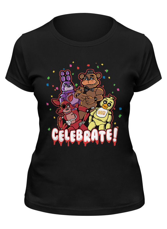 

Футболка женская Printio Пять ночей у фредди (five nights at freddy’s) черная 2XL, Черный, Пять ночей у фредди (five nights at freddy’s)