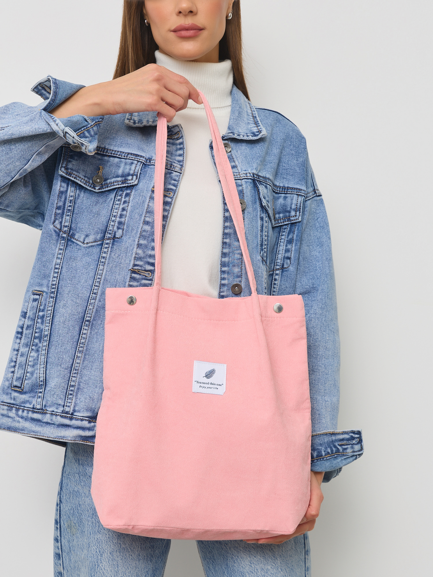 Шоппер женский UTA Мэлон ярко-розовый