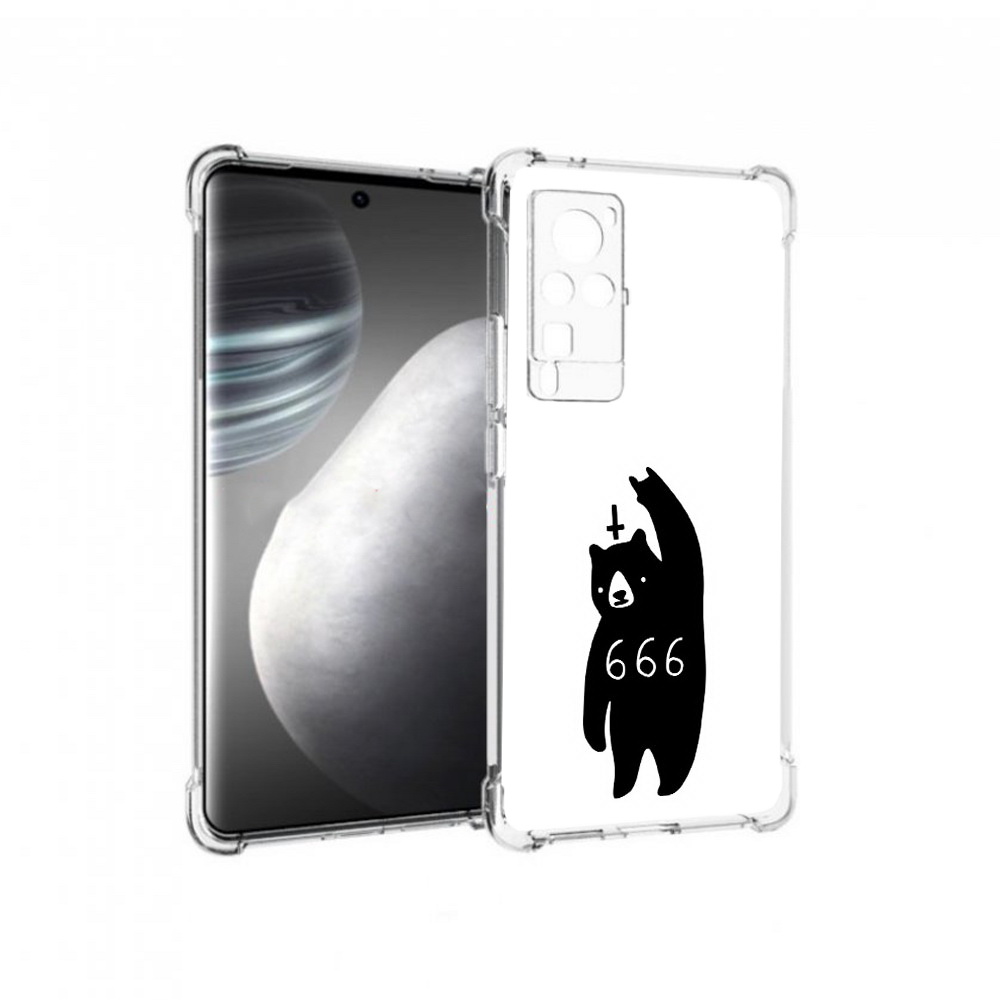 

Чехол MyPads Tocco для Vivo X60 pro медведь 666 (PT226972.385.462), Прозрачный, Tocco